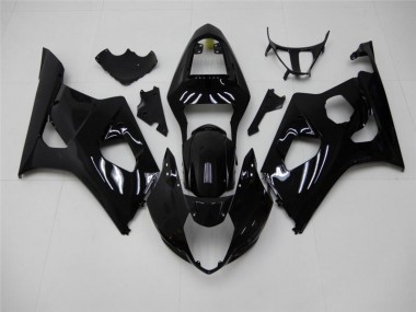 Abs 2003-2004 Glossy Black Suzuki GSXR 1000 Motorcycle Fairings Kits
