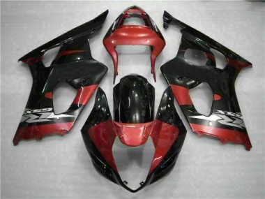 Abs 2003-2004 Red Black Suzuki GSXR 1000 Motorcycle Fairing Kits