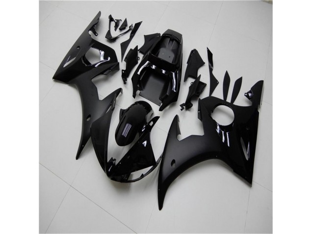 2003-2005 Glossy Matte Black Yamaha YZF R6 Motor Fairings 2003-2005 Glossy Matte Black Yamaha YZF R6 Motor Fairings