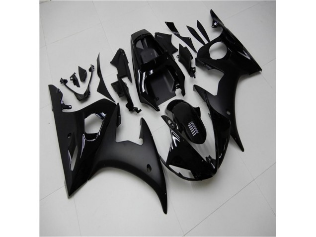 2003-2005 Glossy Matte Black Yamaha YZF R6 Motor Fairings 2003-2005 Glossy Matte Black Yamaha YZF R6 Motor Fairings