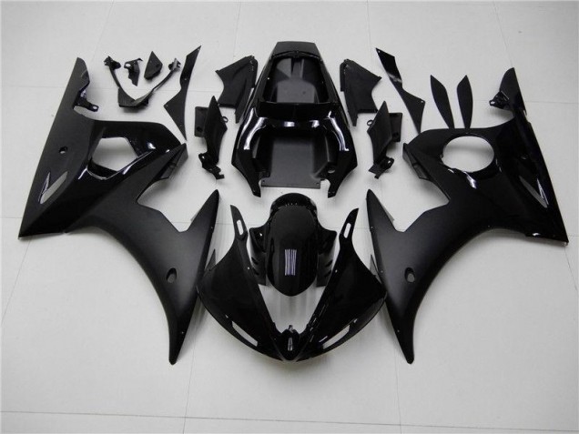 2003-2005 Glossy Matte Black Yamaha YZF R6 Motor Fairings 2003-2005 Glossy Matte Black Yamaha YZF R6 Motor Fairings