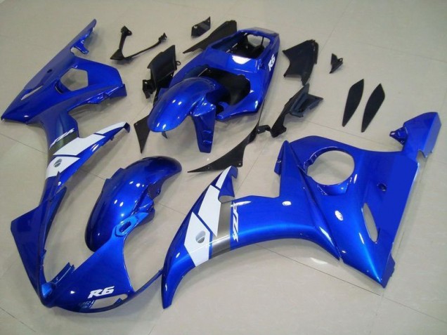 2003-2005 OEM Style Blue Yamaha YZF R6 Bike Fairings 2003-2005 OEM Style Blue Yamaha YZF R6 Bike Fairings