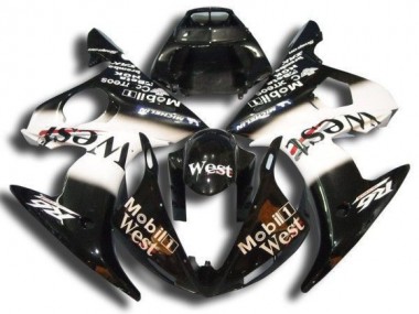 2003-2005 Black Mobil West Yamaha YZF R6 Motorbike Fairing