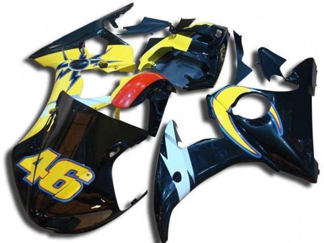 2003-2005 Number 46 Yamaha YZF R6 Bike Fairing Kit 2003-2005 Number 46 Yamaha YZF R6 Bike Fairing Kit