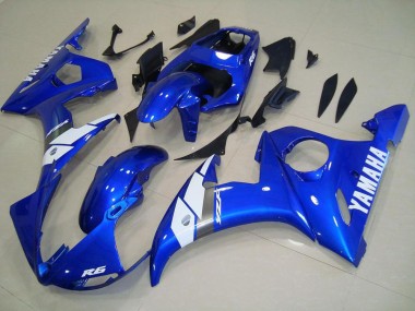 2003-2005 Blue Yamaha YZF R6 Motorbike Fairing