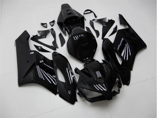 2004-2005 Glossy Black Honda CBR1000RR Replacement Motorcycle Fairings