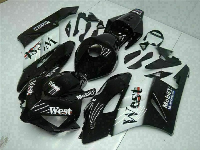 2004-2005 Black West Honda CBR1000RR Replacement Motorcycle Fairings 2004-2005 Black West Honda CBR1000RR Replacement Motorcycle Fairings