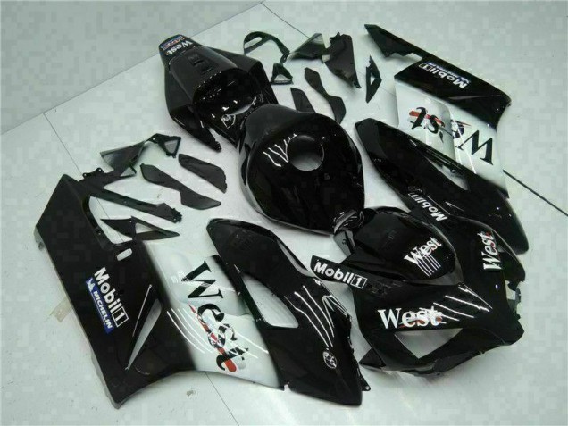 2004-2005 Black West Honda CBR1000RR Replacement Motorcycle Fairings 2004-2005 Black West Honda CBR1000RR Replacement Motorcycle Fairings