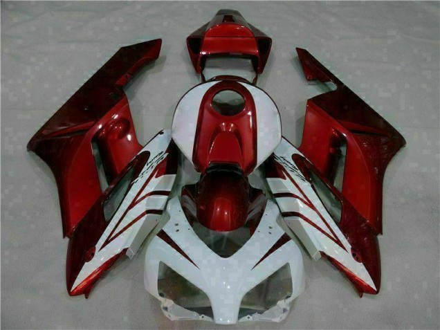 Abs 2004-2005 White Red Honda CBR1000RR Bike Fairing Kit