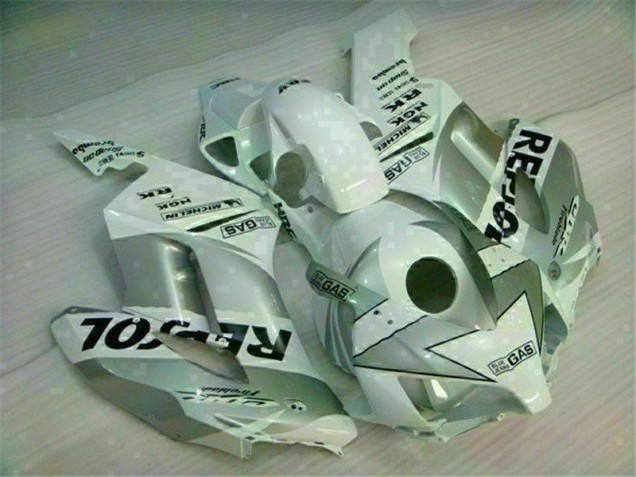2004-2005 White Silver Repsol Honda CBR1000RR Motorcyle Fairings 2004-2005 White Silver Repsol Honda CBR1000RR Motorcyle Fairings