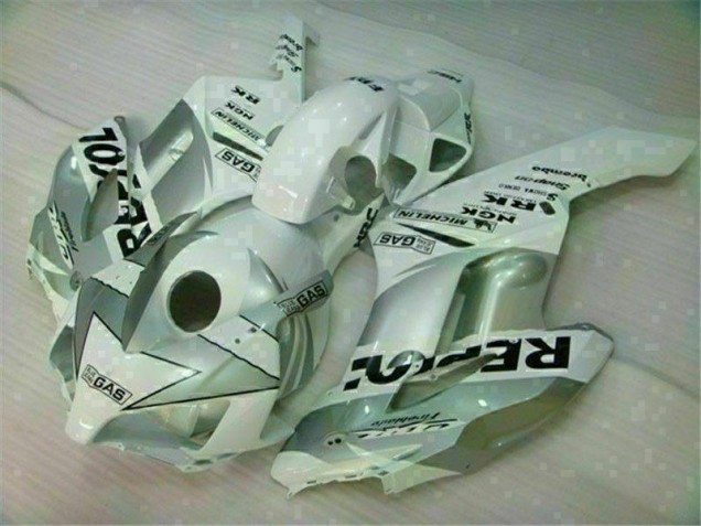 2004-2005 White Silver Repsol Honda CBR1000RR Motorcyle Fairings 2004-2005 White Silver Repsol Honda CBR1000RR Motorcyle Fairings