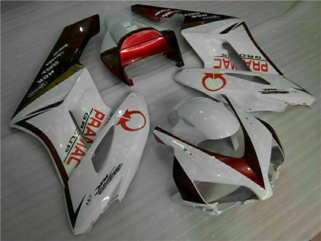2004-2005 White Red Honda CBR1000RR Moto Fairings 2004-2005 White Red Honda CBR1000RR Moto Fairings
