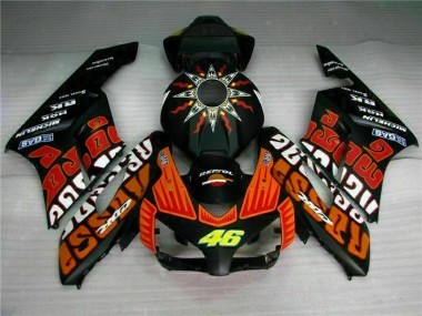 Abs 2004-2005 Black Orange Honda CBR1000RR Motorcycle Fairing Kits