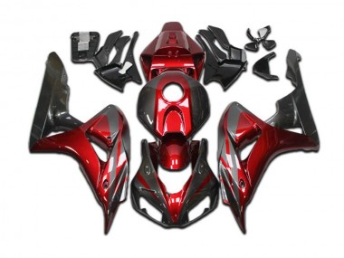 Abs 2004-2005 Candy Red Grey Black Honda CBR1000RR Bike Fairings