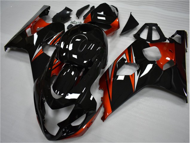 2004-2005 Orange Black Suzuki GSXR 600/750 Motor Bike Fairings 2004-2005 Orange Black Suzuki GSXR 600/750 Motor Bike Fairings