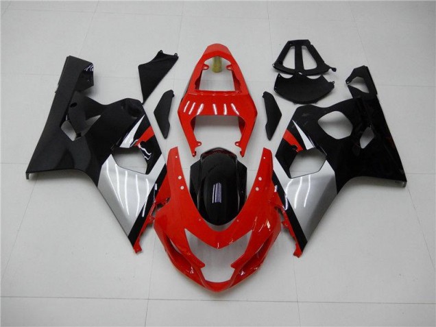 Abs 2004-2005 Red Black Suzuki GSXR 600/750 Motorbike Fairing Kits