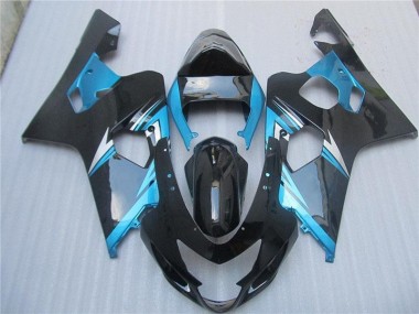 Abs 2004-2005 Blue Black Suzuki GSXR 600/750 Motorcycle Fairing Kit