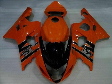 Abs 2004-2005 Orange Black Suzuki GSXR 600/750 Motorcycle Fairings Kits