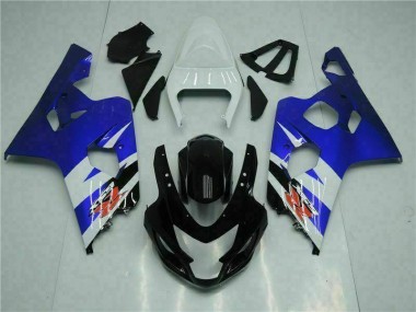 Abs 2004-2005 Blue Black Suzuki GSXR 600/750 Moto Fairings