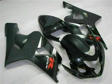 2004-2005 Black Suzuki GSXR 600/750 Motorbike Fairings