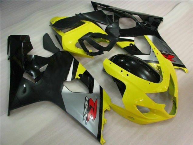 Abs 2004-2005 Yellow Black Suzuki GSXR 600/750 Motorbike Fairing