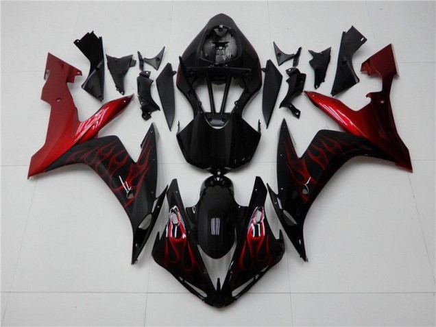 2004-2006 Red Black Yamaha YZF R1 Bike Fairing 2004-2006 Red Black Yamaha YZF R1 Bike Fairing