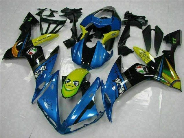2004-2006 Blue Yamaha YZF R1 Motorcycle Replacement Fairings 2004-2006 Blue Yamaha YZF R1 Motorcycle Replacement Fairings