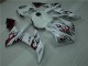 2004-2006 White Red Flame Yamaha YZF R1 Motorcyle Fairings 2004-2006 White Red Flame Yamaha YZF R1 Motorcyle Fairings
