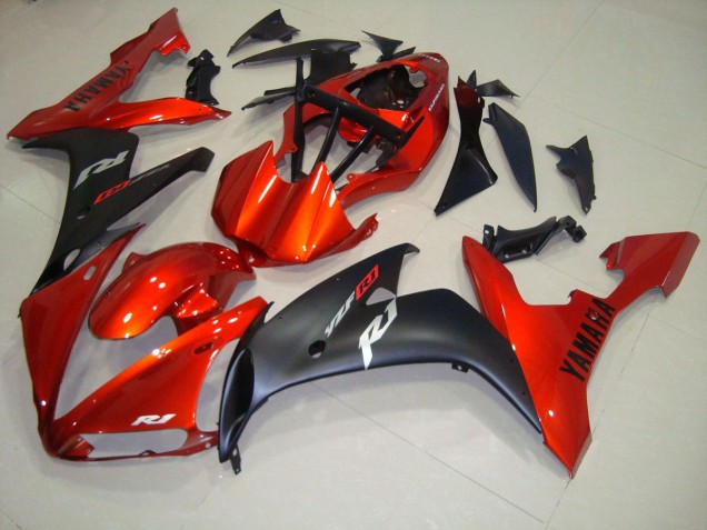 2004-2006 Red Matte Black Yamaha YZF R1 Motorbike Fairings 2004-2006 Red Matte Black Yamaha YZF R1 Motorbike Fairings