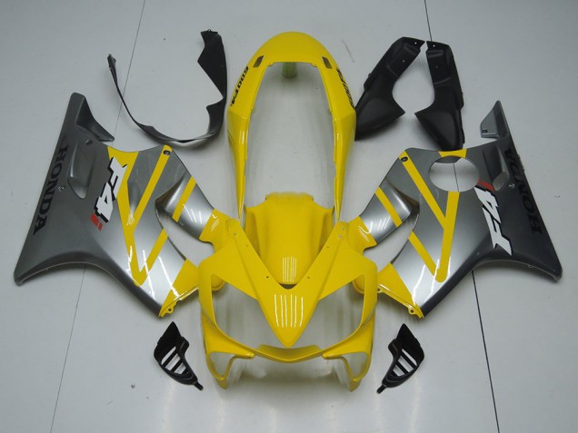 2004-2007 Yellow Grey Honda CBR600 F4i Motorcycle Bodywork 2004-2007 Yellow Grey Honda CBR600 F4i Motorcycle Bodywork