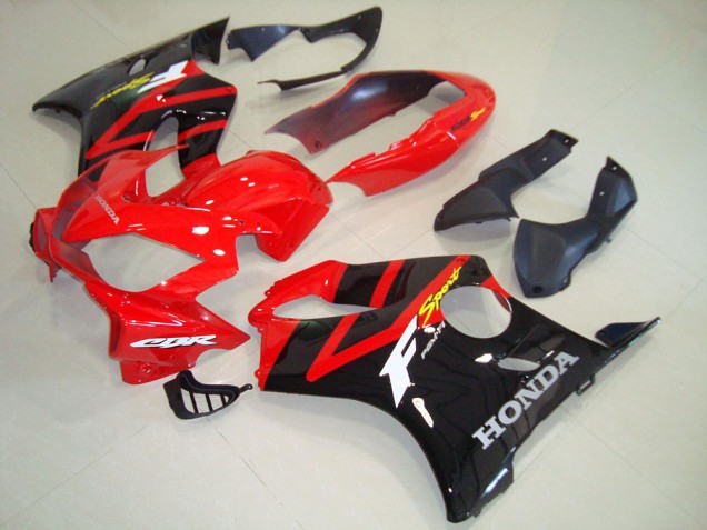 2004-2007 Red Black Red Tail Honda CBR600 F4i Replacement Fairings 2004-2007 Red Black Red Tail Honda CBR600 F4i Replacement Fairings