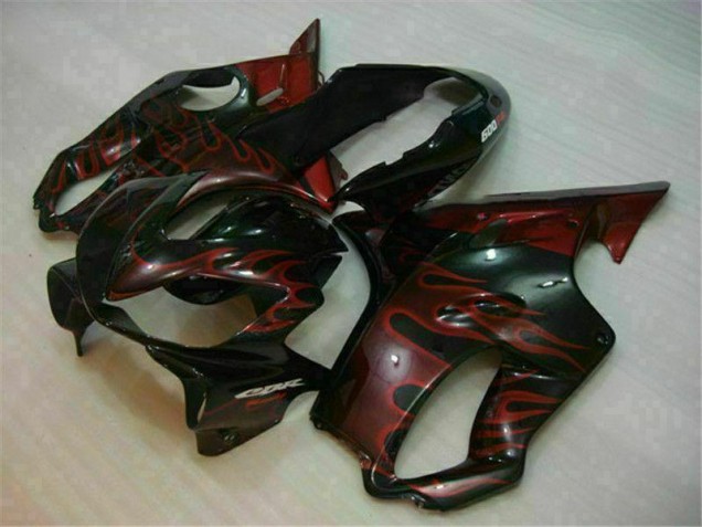 2004-2007 Red Flame Honda CBR600 F4i Bike Fairings 2004-2007 Red Flame Honda CBR600 F4i Bike Fairings