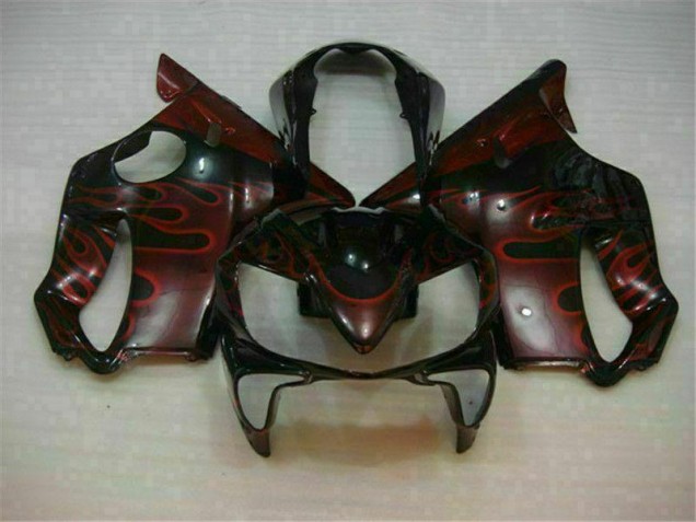 2004-2007 Red Flame Honda CBR600 F4i Bike Fairings 2004-2007 Red Flame Honda CBR600 F4i Bike Fairings