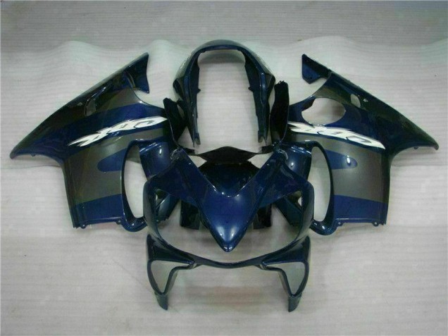 2004-2007 Blue Silver Honda CBR600 F4i Motorcycle Fairings Kit 2004-2007 Blue Silver Honda CBR600 F4i Motorcycle Fairings Kit