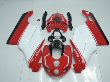 Abs 2005-2006 Red White Red Ducati 749 999 Replacement Motorcycle Fairings