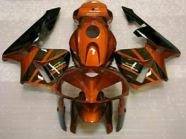 2005-2006 Orange Black Honda CBR600RR Bike Fairings 2005-2006 Orange Black Honda CBR600RR Bike Fairings