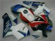 2005-2006 White Blue Honda CBR600RR Moto Fairings