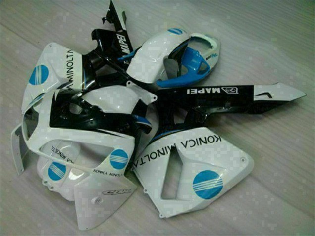 2005-2006 White Blue Honda CBR600RR Motorcyle Fairings 2005-2006 White Blue Honda CBR600RR Motorcyle Fairings