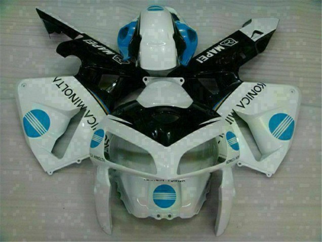 2005-2006 White Blue Honda CBR600RR Motorcyle Fairings 2005-2006 White Blue Honda CBR600RR Motorcyle Fairings