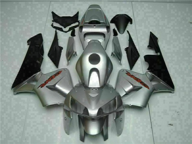 2005-2006 Silver Honda CBR600RR Bike Fairing Kit 2005-2006 Silver Honda CBR600RR Bike Fairing Kit