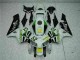 2005-2006 White Yellow Green 52 Honda CBR600RR Motorcycle Bodywork 2005-2006 White Yellow Green 52 Honda CBR600RR Motorcycle Bodywork