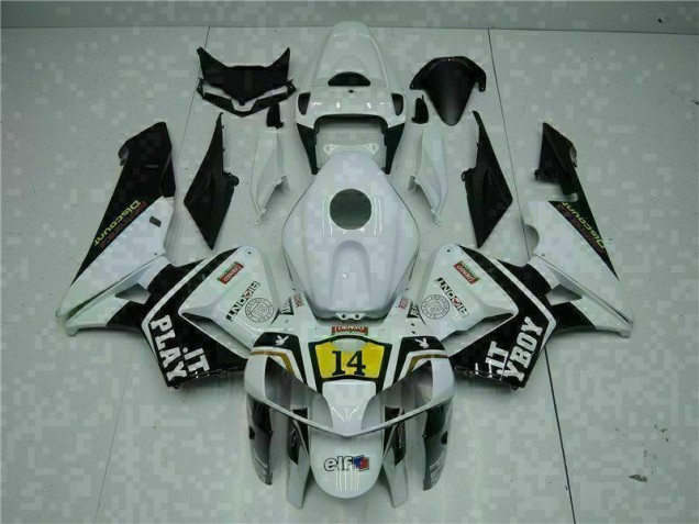 2005-2006 White Playboy 14 Honda CBR600RR Motorcycle Replacement Fairings 2005-2006 White Playboy 14 Honda CBR600RR Motorcycle Replacement Fairings