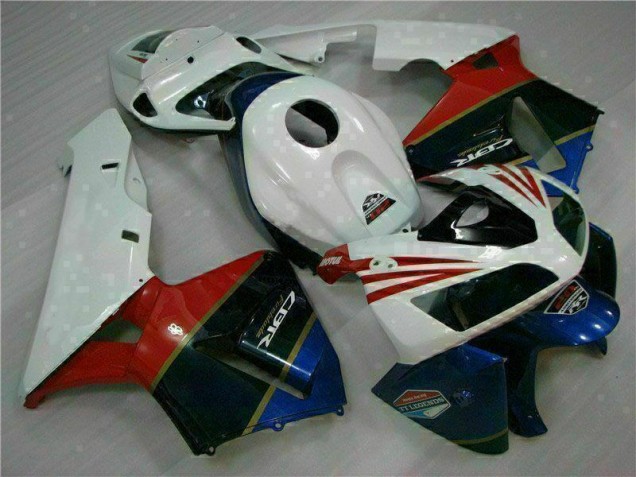 2005-2006 White Honda CBR600RR Motorcycle Fairings 2005-2006 White Honda CBR600RR Motorcycle Fairings
