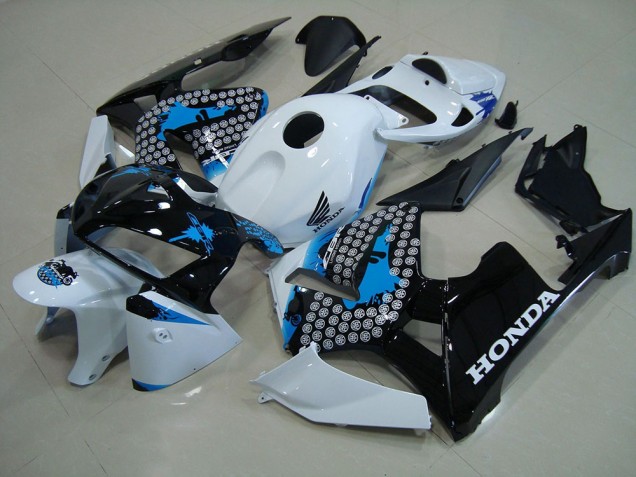 2005-2006 Matte Black with Red Sticker Honda CBR600RR Motorcyle Fairings 2005-2006 Matte Black with Red Sticker Honda CBR600RR Motorcyle Fairings