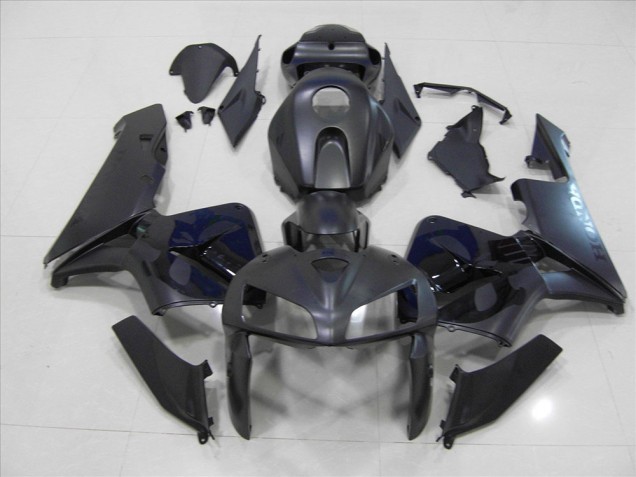 2005-2006 Matte Black Skull Honda CBR600RR Bike Fairings 2005-2006 Matte Black Skull Honda CBR600RR Bike Fairings