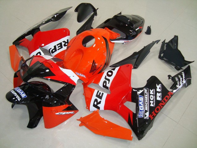 2005-2006 Repsol Honda CBR600RR Motorbike Fairing Kits 2005-2006 Repsol Honda CBR600RR Motorbike Fairing Kits