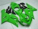 Abs 2005-2006 Green Kawasaki ZX6R Motorcycle Replacement Fairings