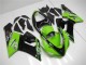 2005-2006 Green Kawasaki ZX6R Motorcycle Fairings Kit
