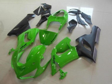 Abs 2005-2006 Green Kawasaki ZX6R Motorcycle Replacement Fairings & Bodywork