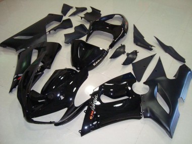 Abs 2005-2006 Black Kawasaki ZX6R Motorcyle Fairings